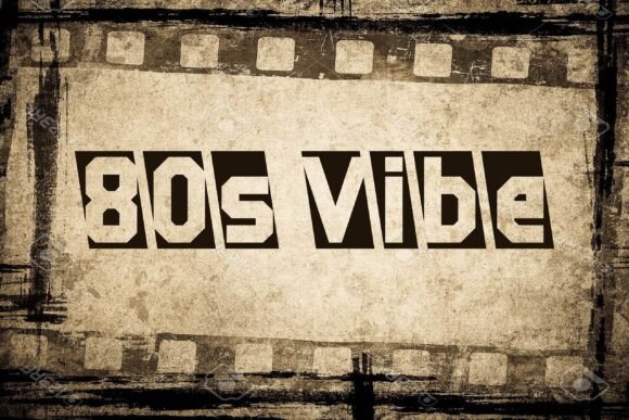 80s Vibe: A Retro Display Typeface for Bold Designs