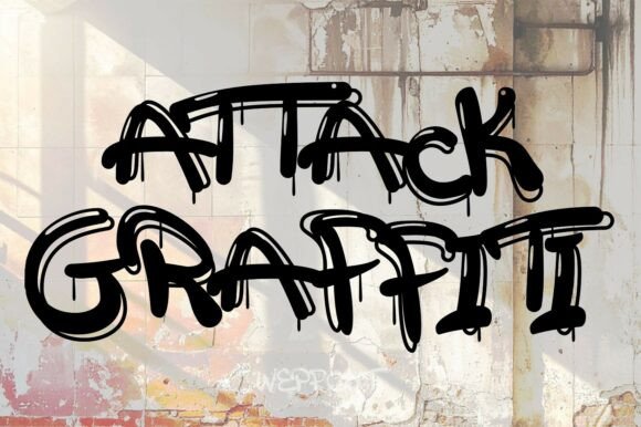 Attack Graffiti: The Raw, Urban Display Typeface
