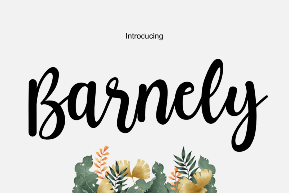 Barnely: A Casual, Fresh Handwritten Font for Creative Projects