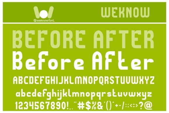 Before After: A Modern Sans Serif for Bold Design