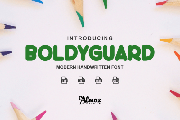 Boldyguard: A Playful Font for Bold Designs
