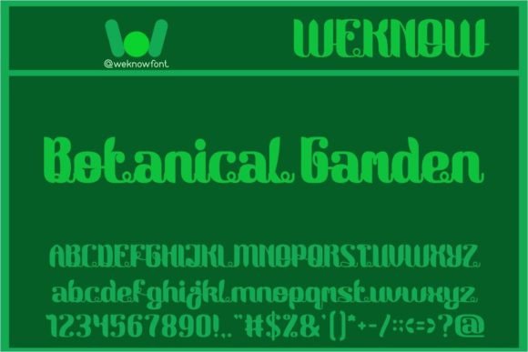 Botanical Garden: A Script Font for Elegant Design