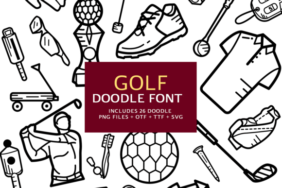 Bring Your Designs to Life with the Golf Doodle Typeface