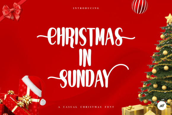 Christmas In Sunday: A Whimsical Font for Festive Designs