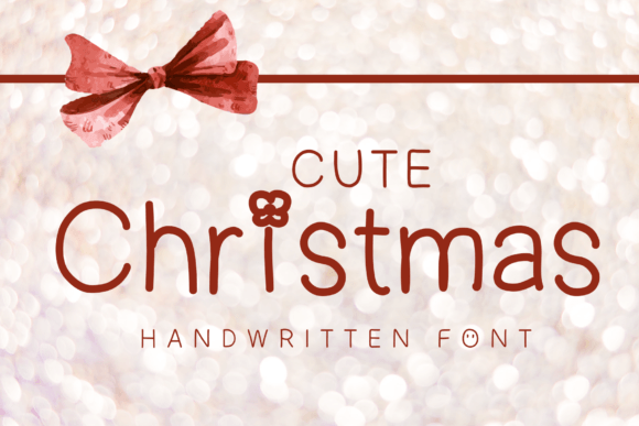 Cute Christmas: A Friendly Handwritten Font for Creative Joy