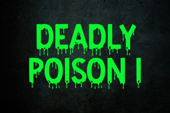Deadly Poison I: The Typeface for Dark Design
