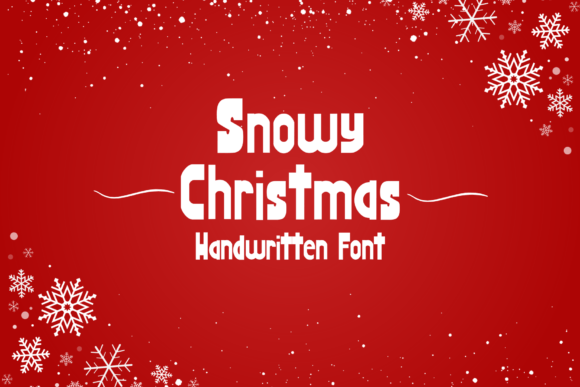 Discover the Sweet and Friendly Snowy Christmas Font