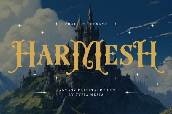Harmesh: A Magical Typeface for Fantasy Designs