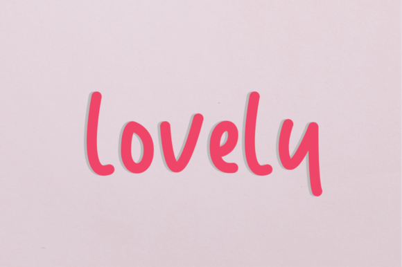 Lovely: A Handwritten Font for Creative Design Projects