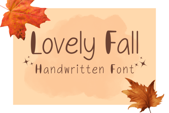 Lovely Fall: A Sweet Handwritten Font for Creative Projects