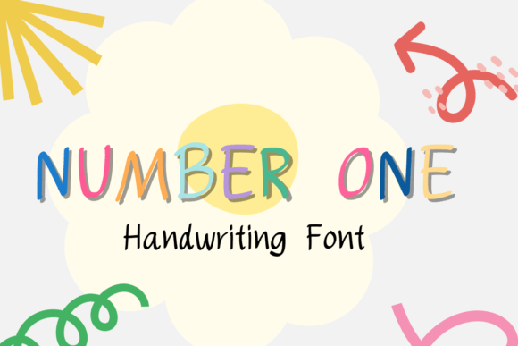 Number One: Your Sweet Handwritten Font for Creative Projects