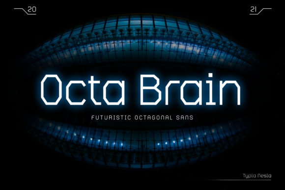 Octa Brain: The Sci-Fi Sans Serif for Bold Designs