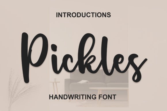 Pickles: A Bold Typeface for Dynamic and Sporty Designs