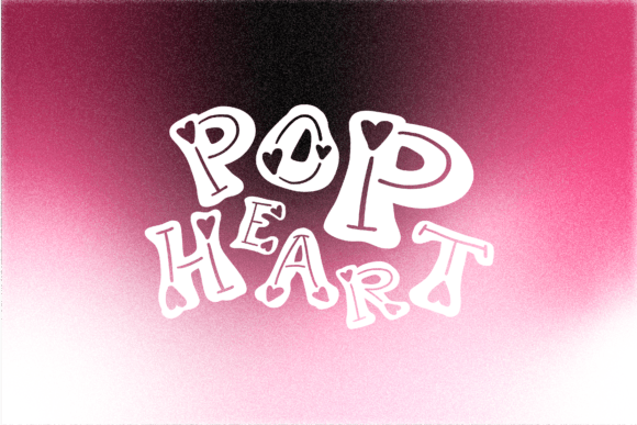 Pop Heart: A Playful Font for Joyful Designs