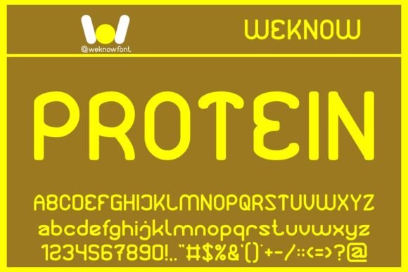 Protein: A Clean Sans Serif for Modern Design