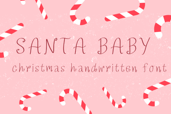 Santa Baby Font: Sweet Handwritten Charm for Your Designs
