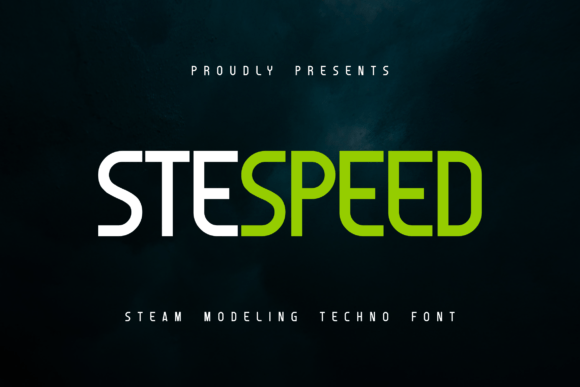 Stespeed: A Dynamic Font for Modern, Sport-Inspired Design