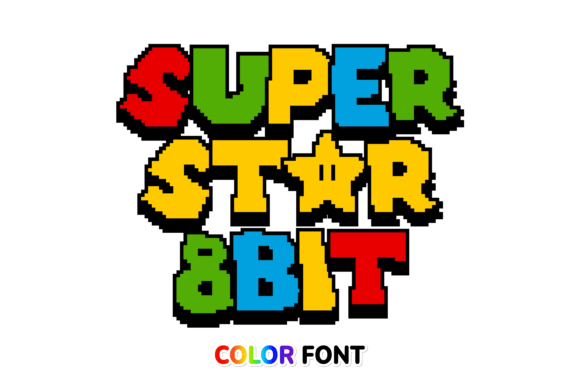 Superstar 8bit: A Pixel-Perfect Color Font for Creative Projects