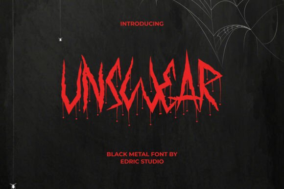 Unswear: A Typeface Forged in Darkness and Aggression